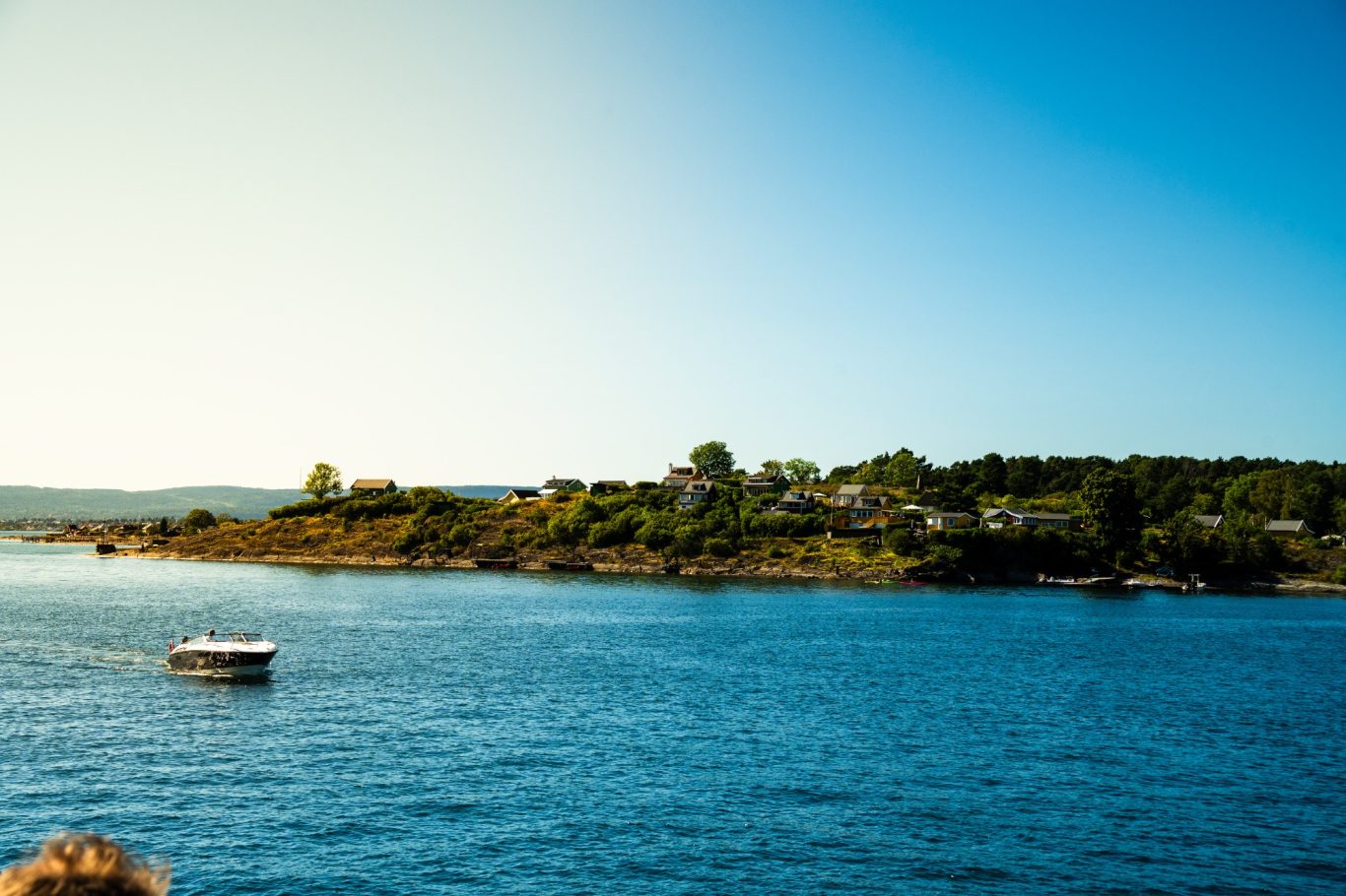 Oslo Fjord mit Boot